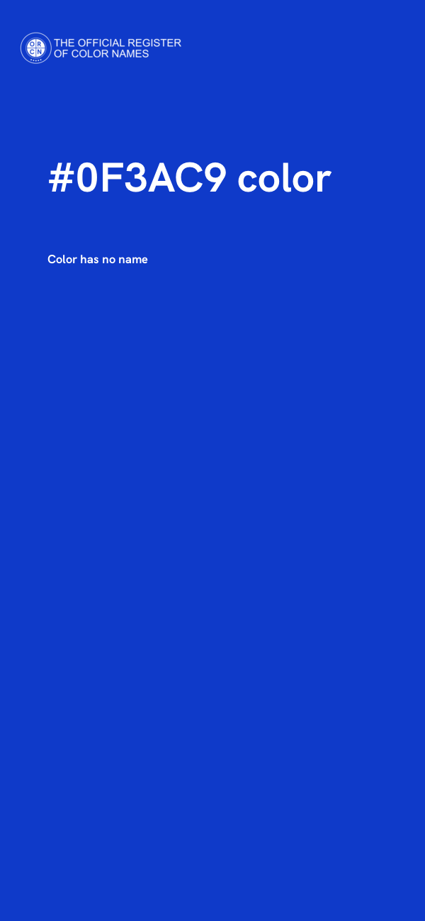 #0F3AC9 color image