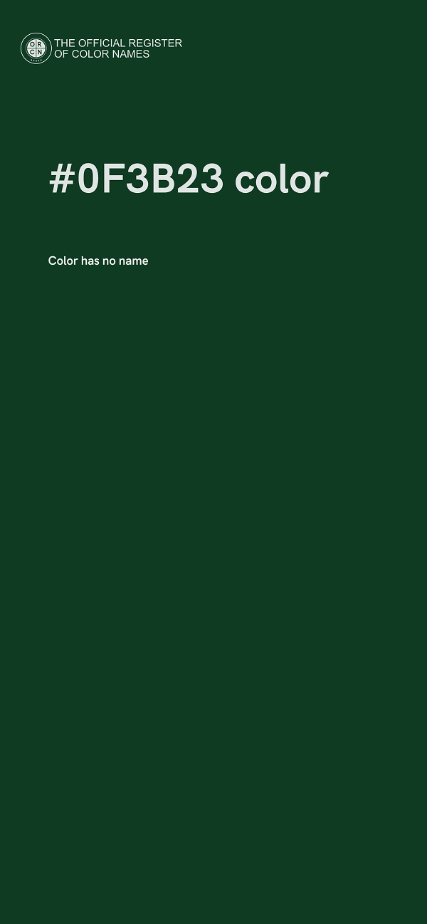 #0F3B23 color image