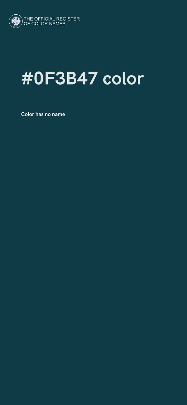 #0F3B47 color image