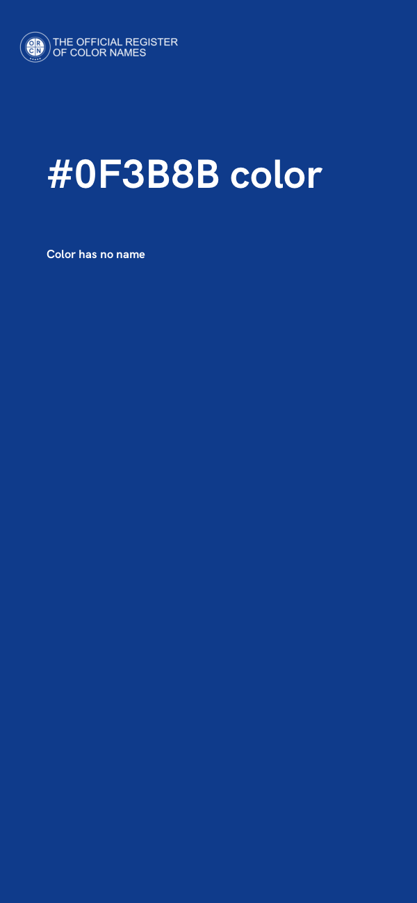 #0F3B8B color image