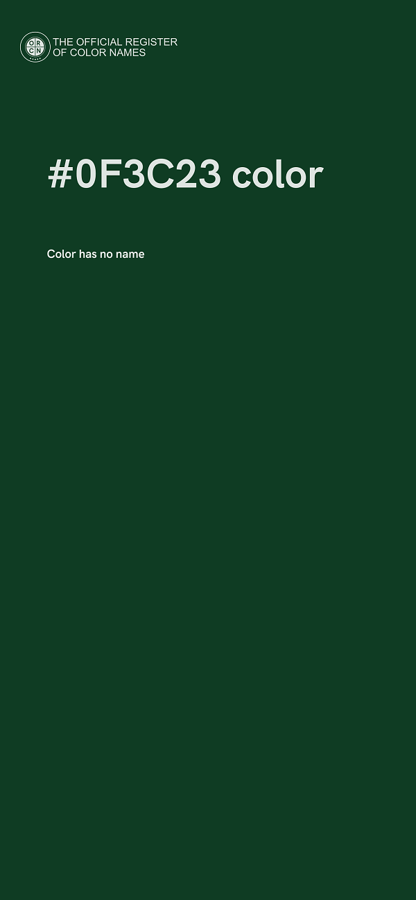 #0F3C23 color image