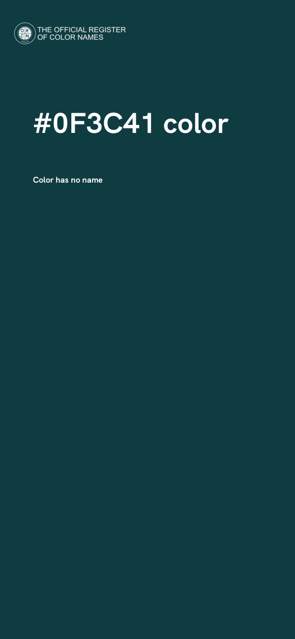 #0F3C41 color image