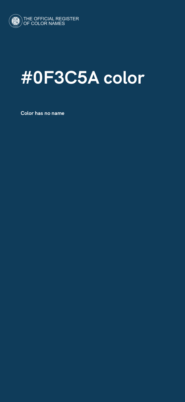 #0F3C5A color image