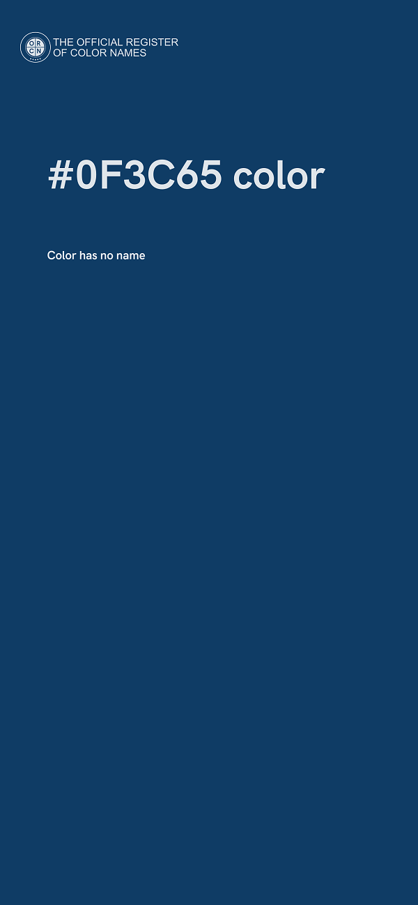 #0F3C65 color image