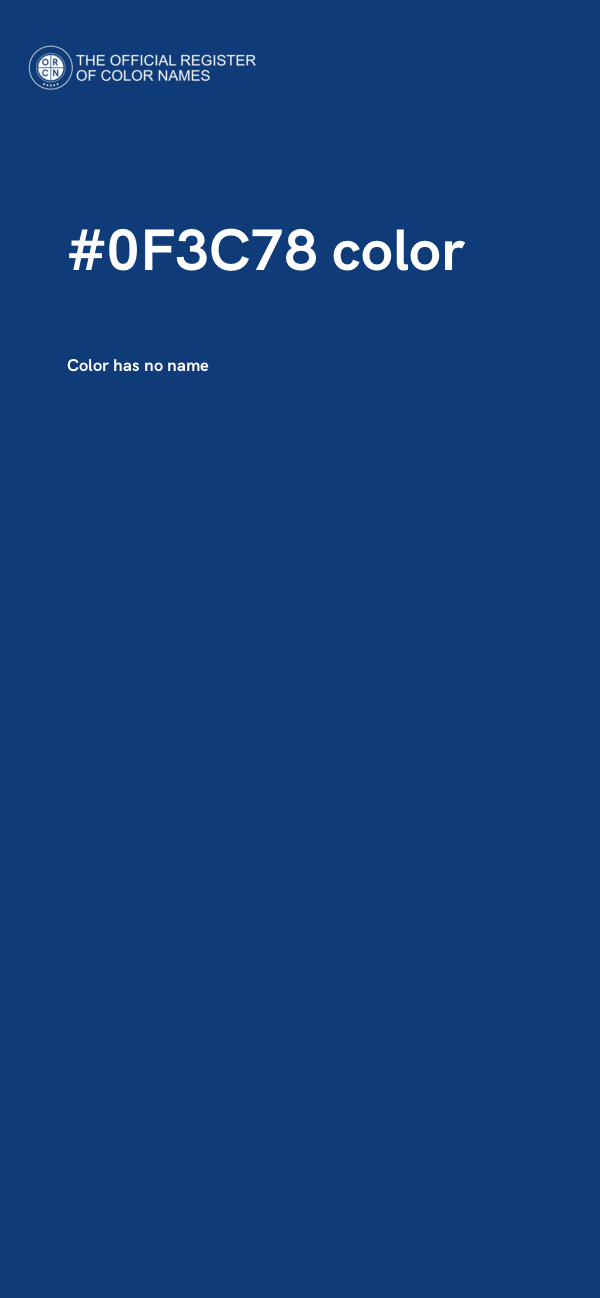 #0F3C78 color image
