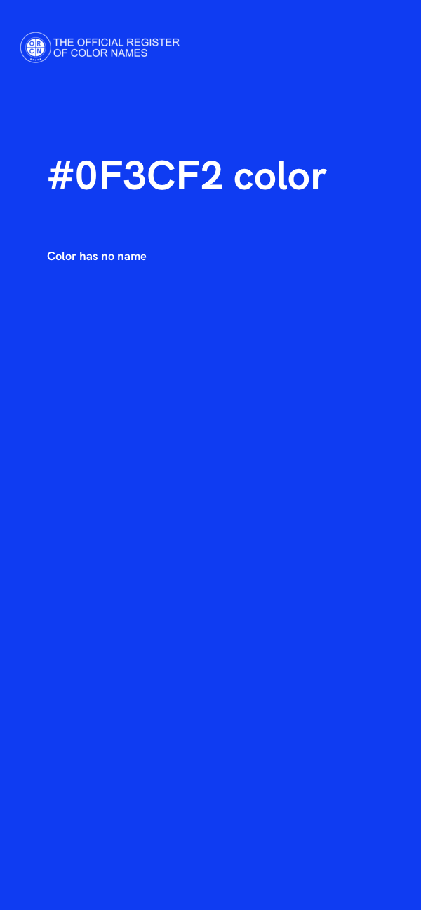 #0F3CF2 color image