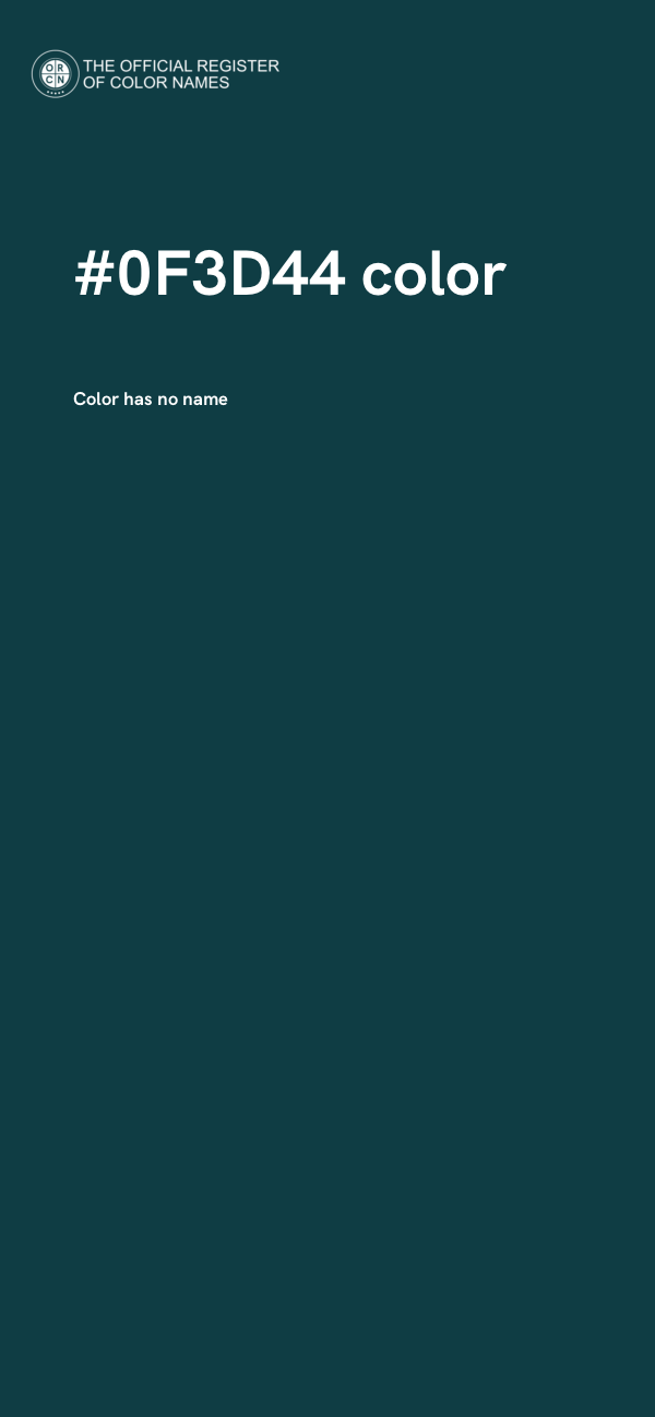 #0F3D44 color image