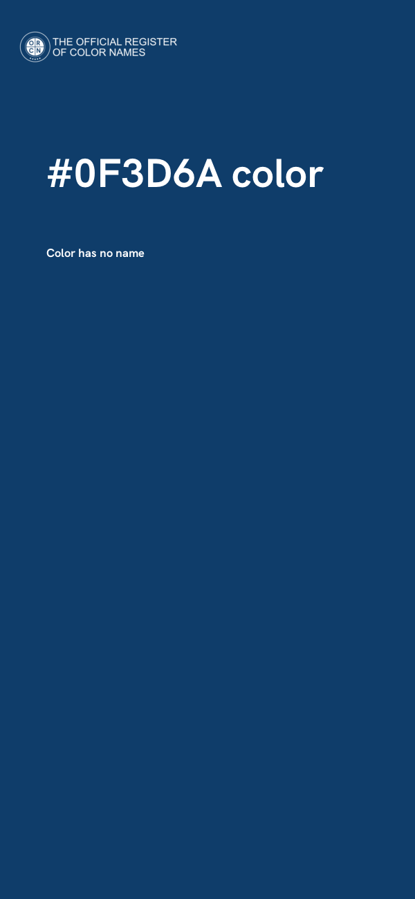 #0F3D6A color image