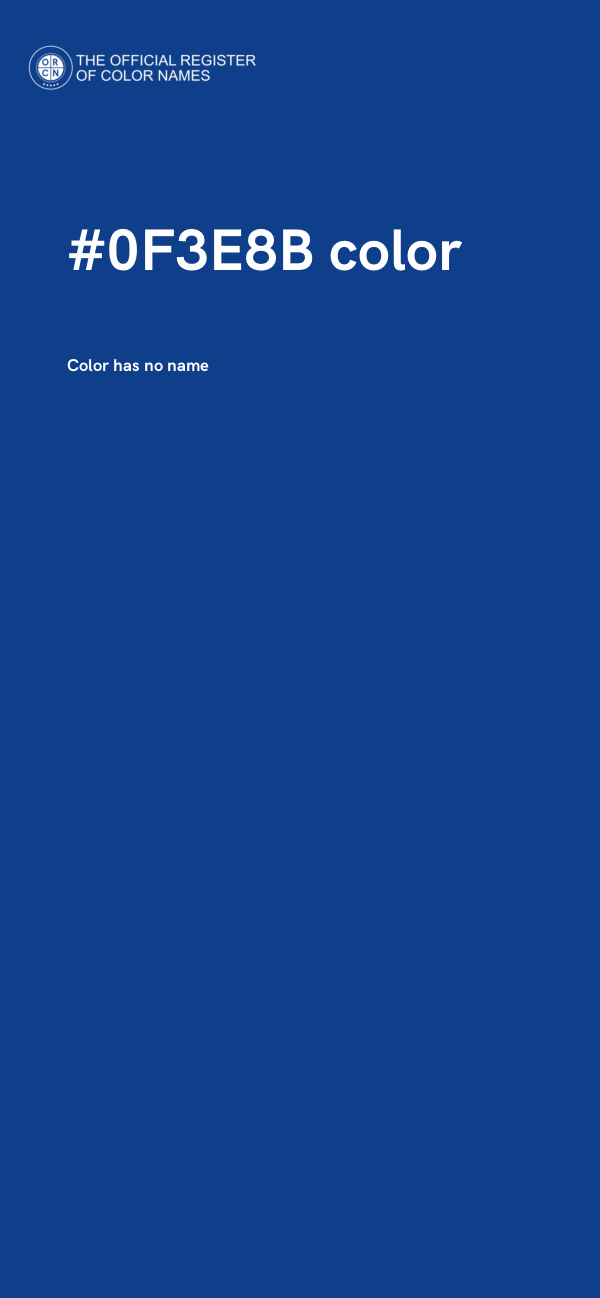 #0F3E8B color image