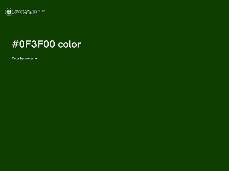 #0F3F00 color image