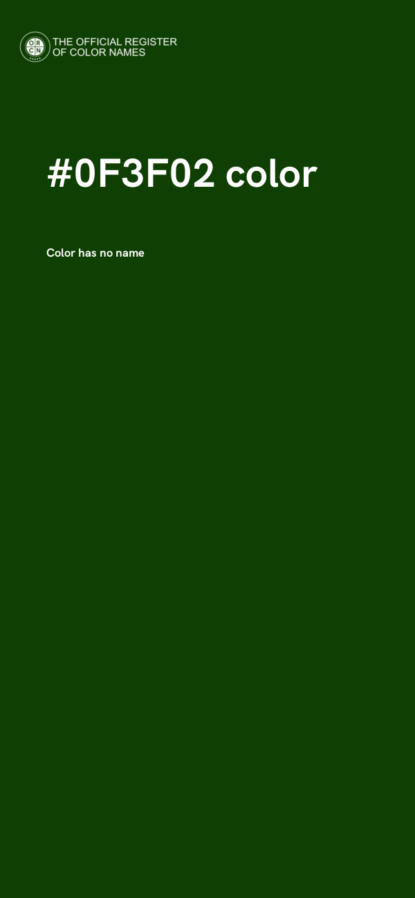 #0F3F02 color image