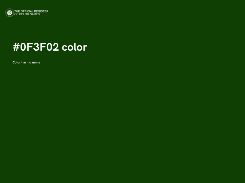 #0F3F02 color image
