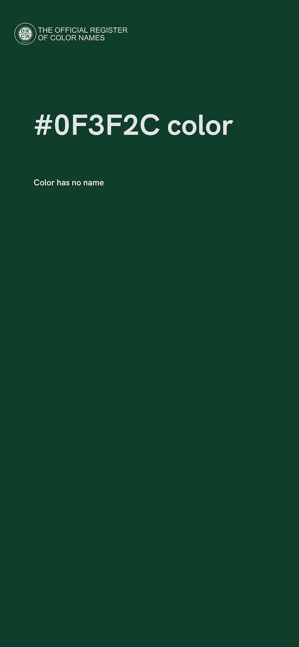 #0F3F2C color image