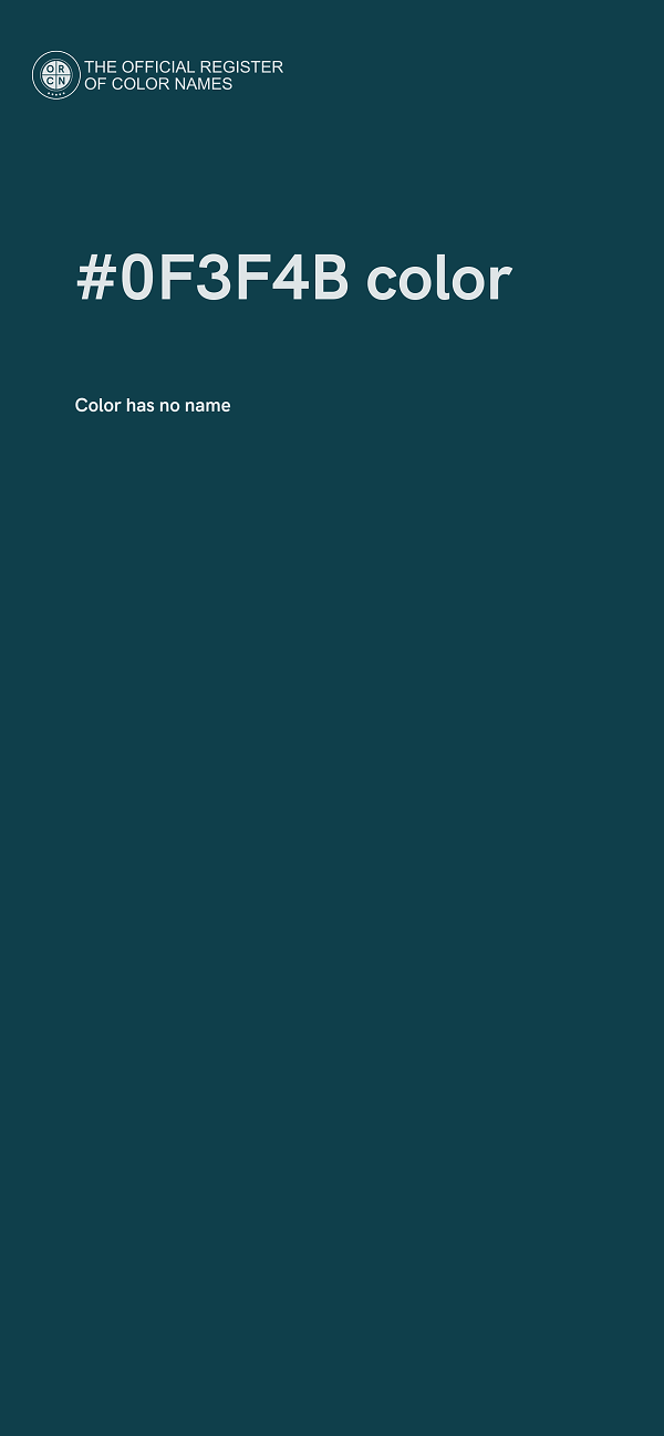 #0F3F4B color image