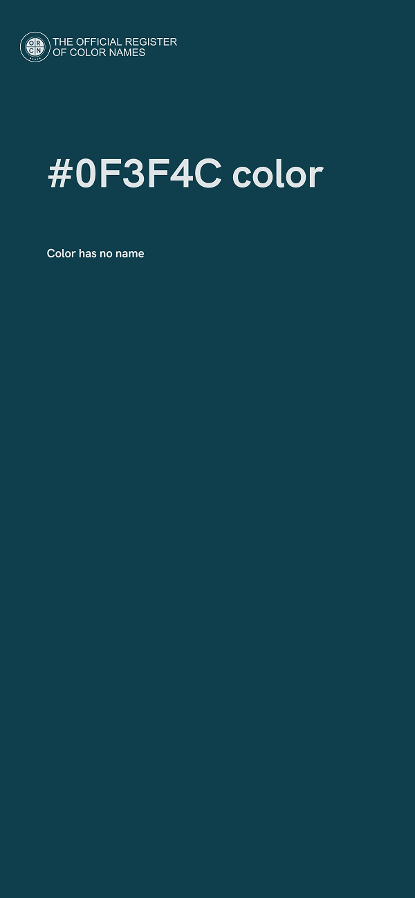 #0F3F4C color image