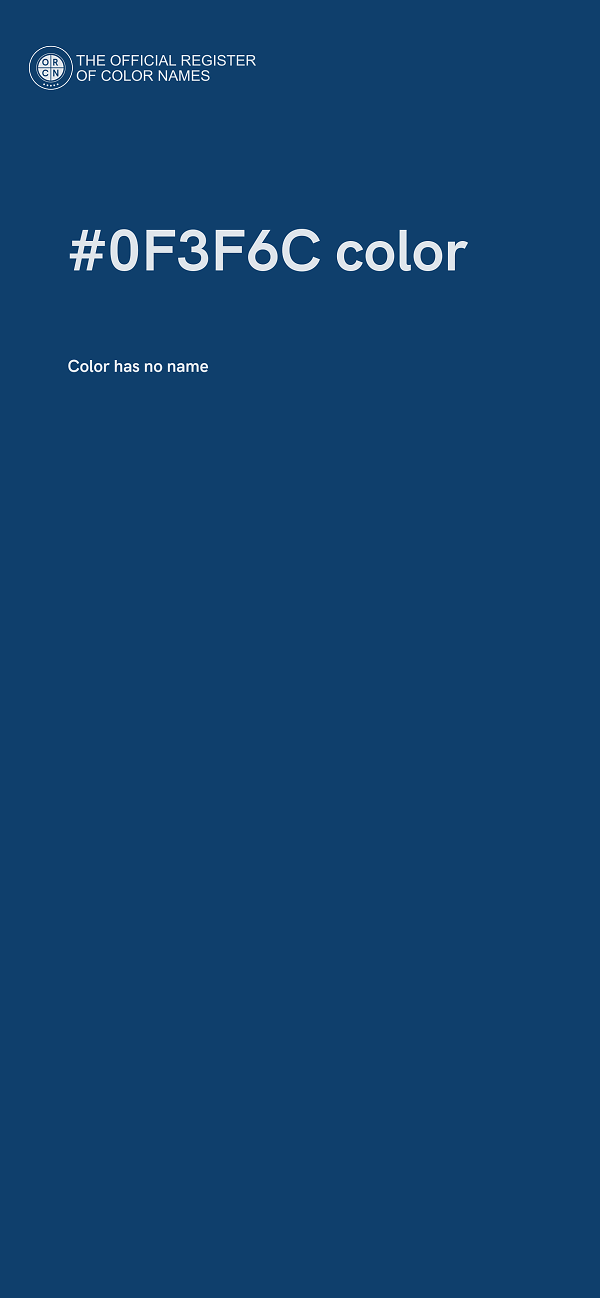 #0F3F6C color image