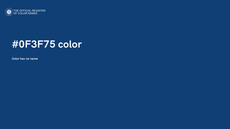 #0F3F75 color image