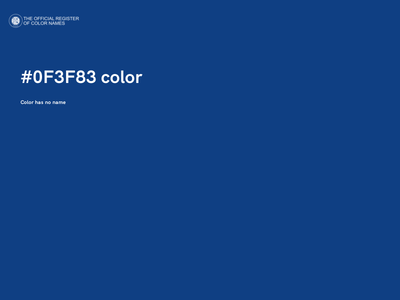 #0F3F83 color image