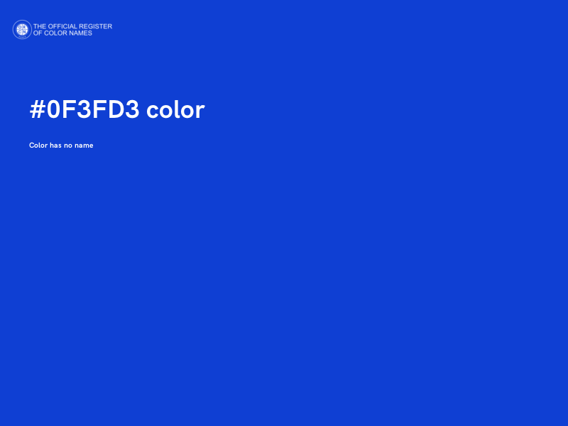 #0F3FD3 color image
