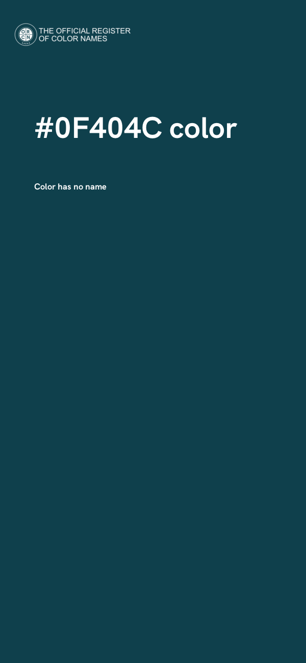 #0F404C color image