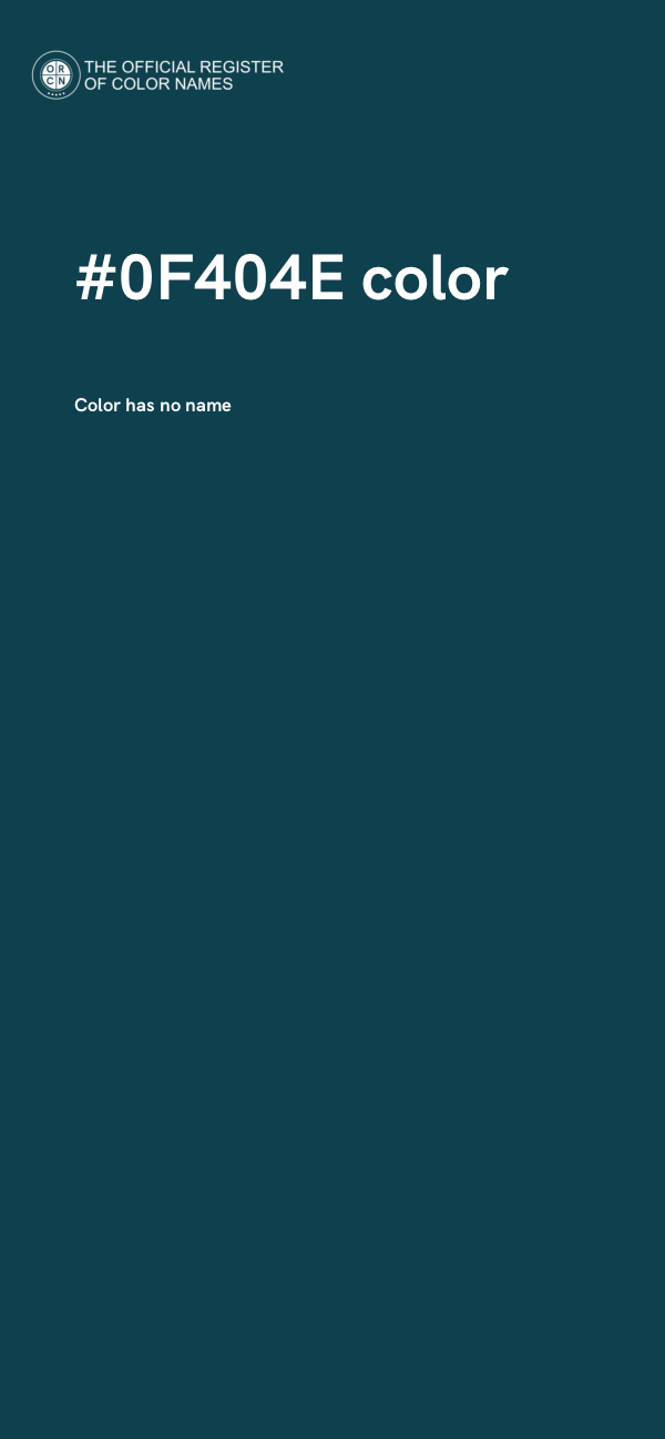 #0F404E color image