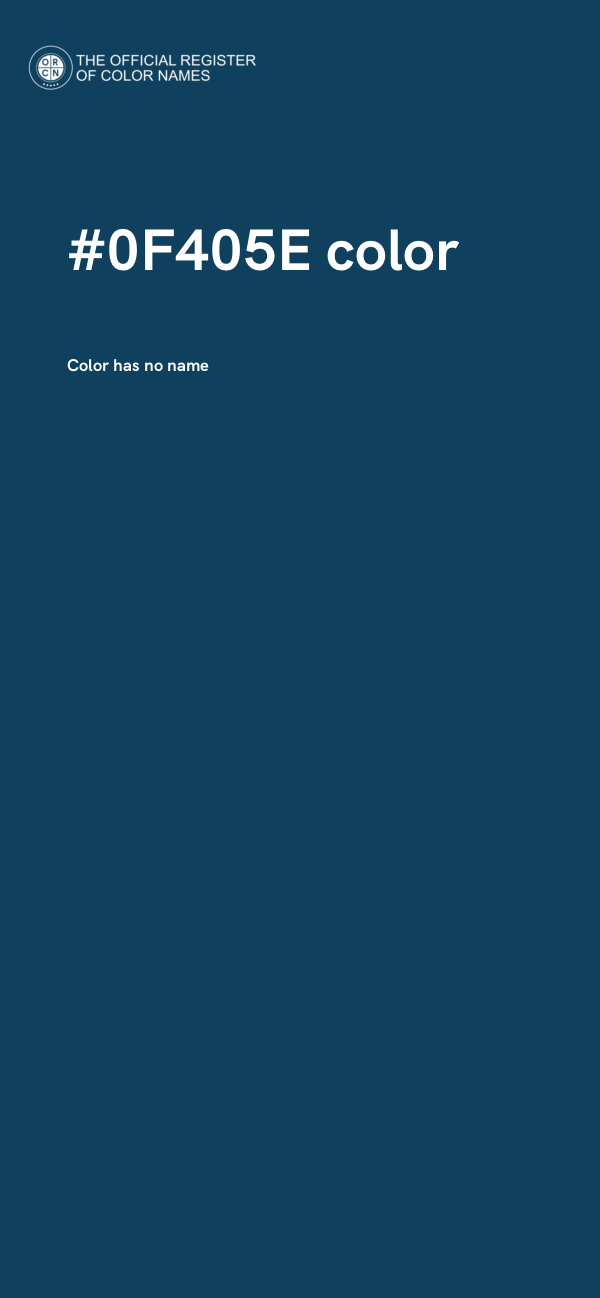 #0F405E color image