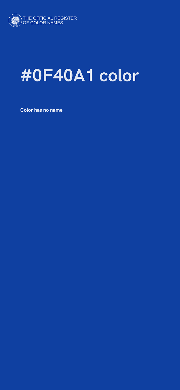 #0F40A1 color image