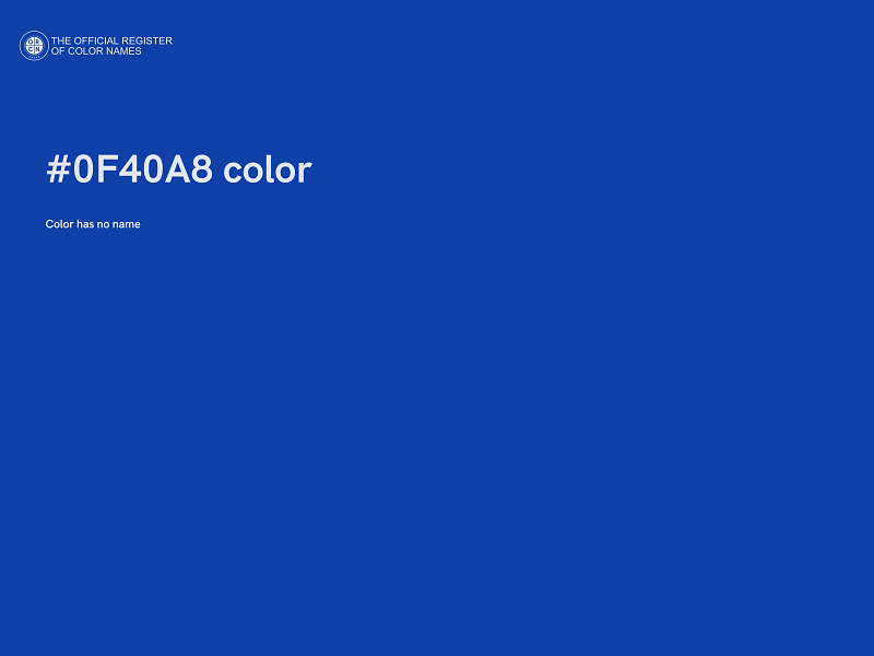 #0F40A8 color image