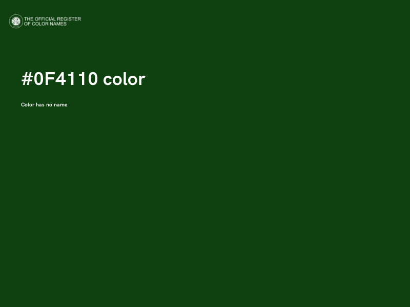 #0F4110 color image