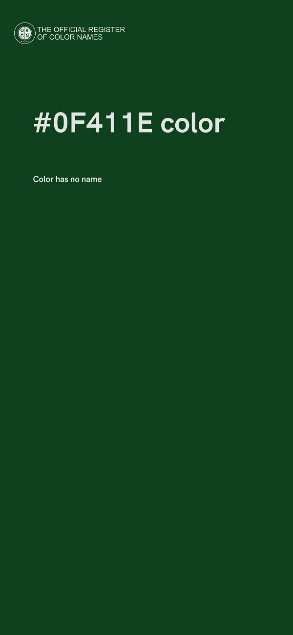 #0F411E color image