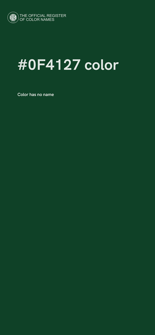 #0F4127 color image