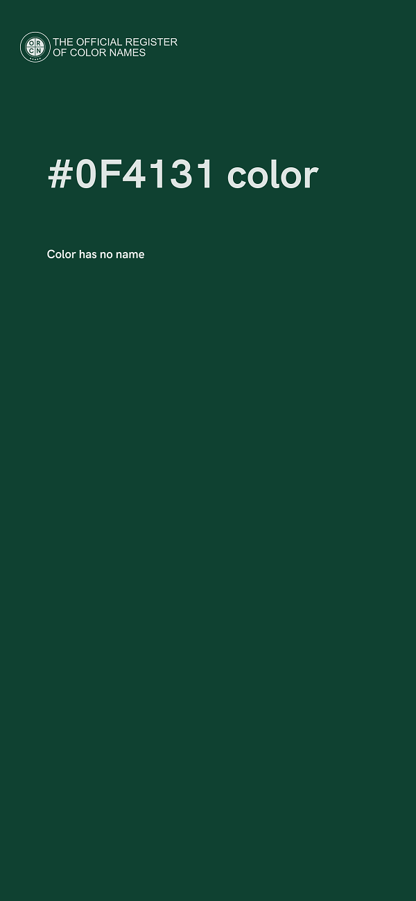 #0F4131 color image