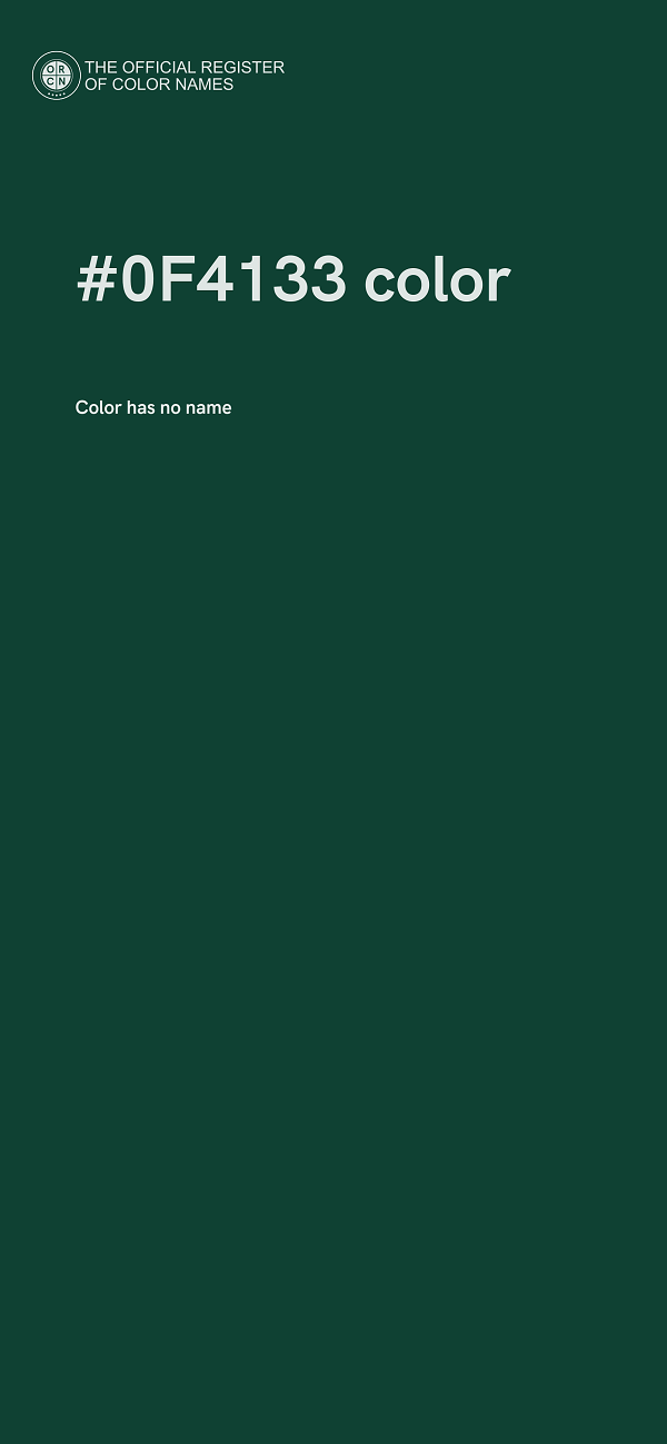 #0F4133 color image