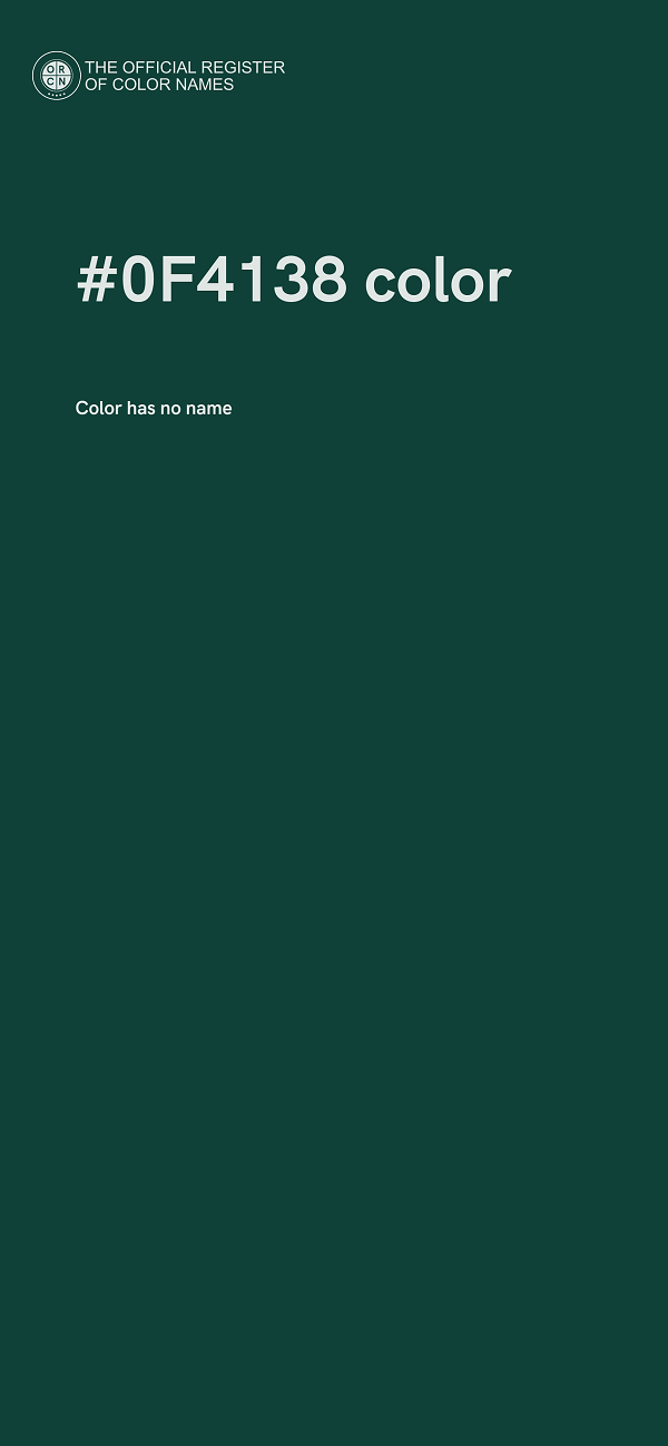 #0F4138 color image