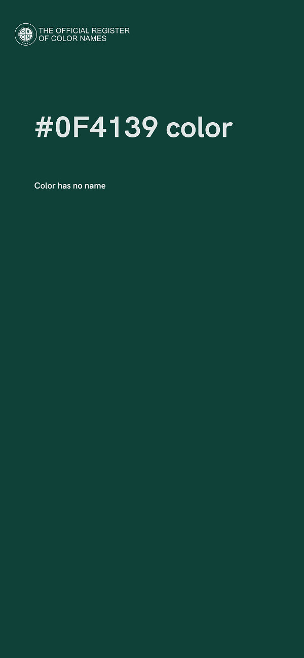 #0F4139 color image