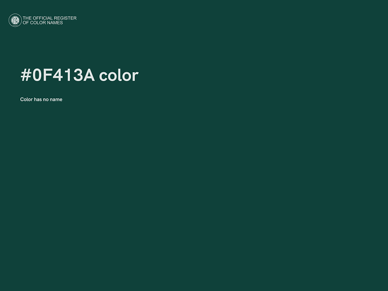 #0F413A color image