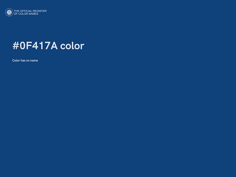 #0F417A color image