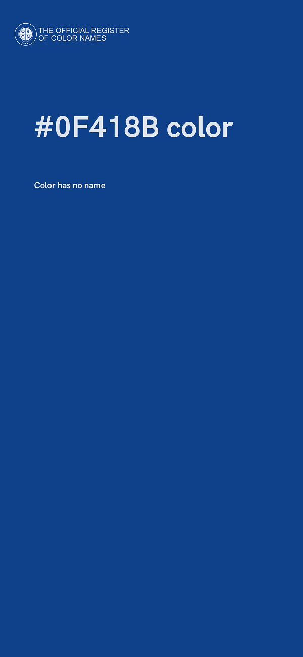 #0F418B color image
