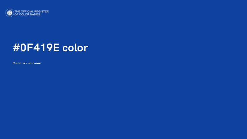 #0F419E color image