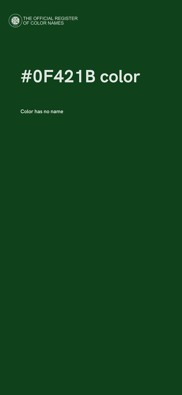 #0F421B color image
