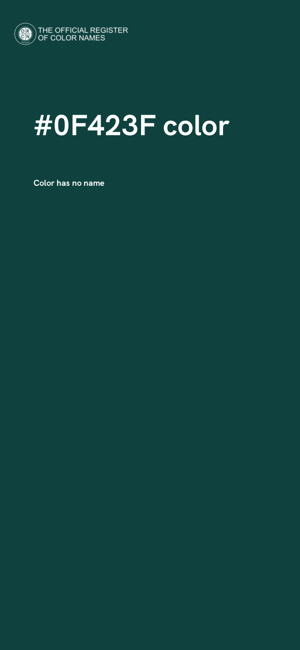 #0F423F color image
