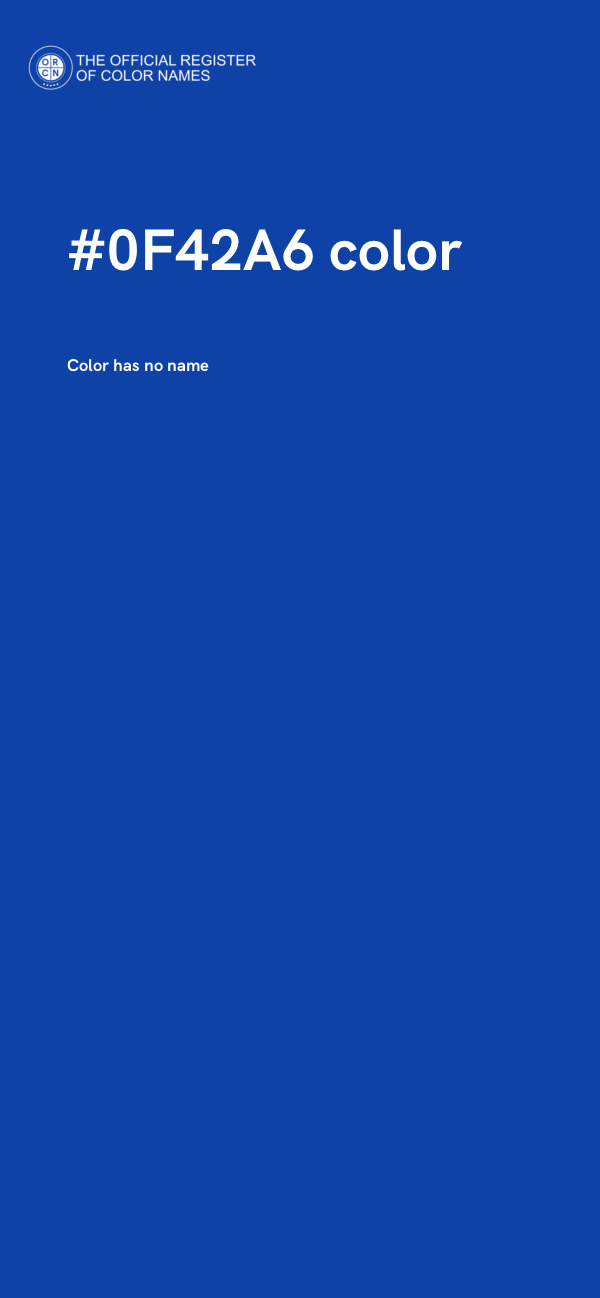 #0F42A6 color image