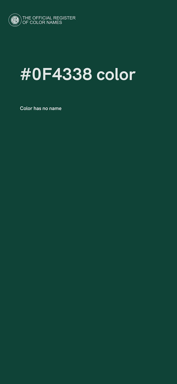 #0F4338 color image