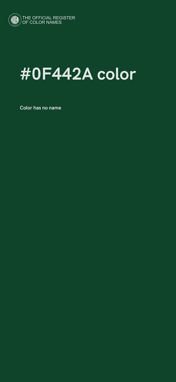 #0F442A color image