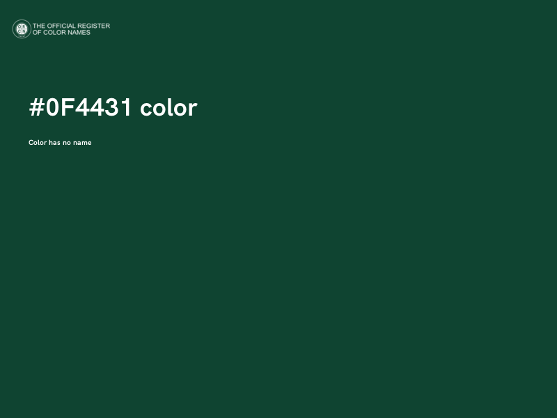 #0F4431 color image