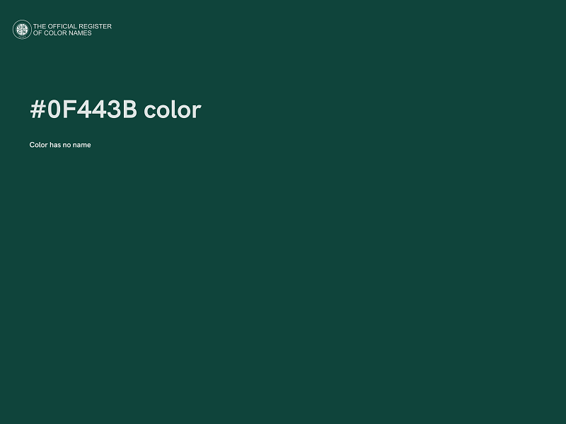 #0F443B color image