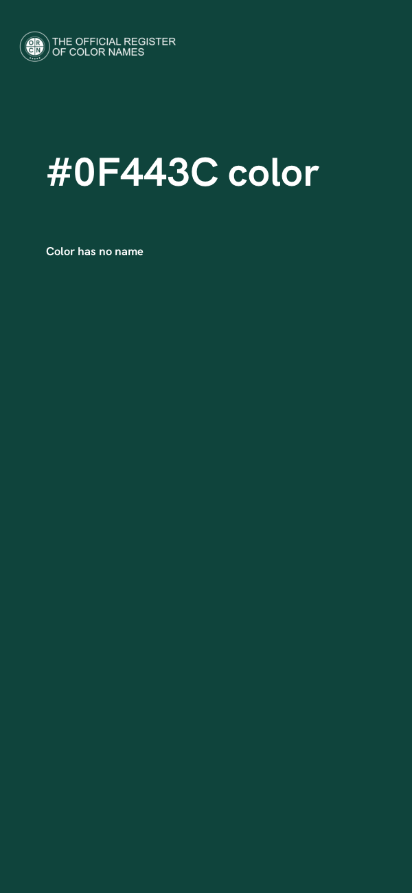 #0F443C color image