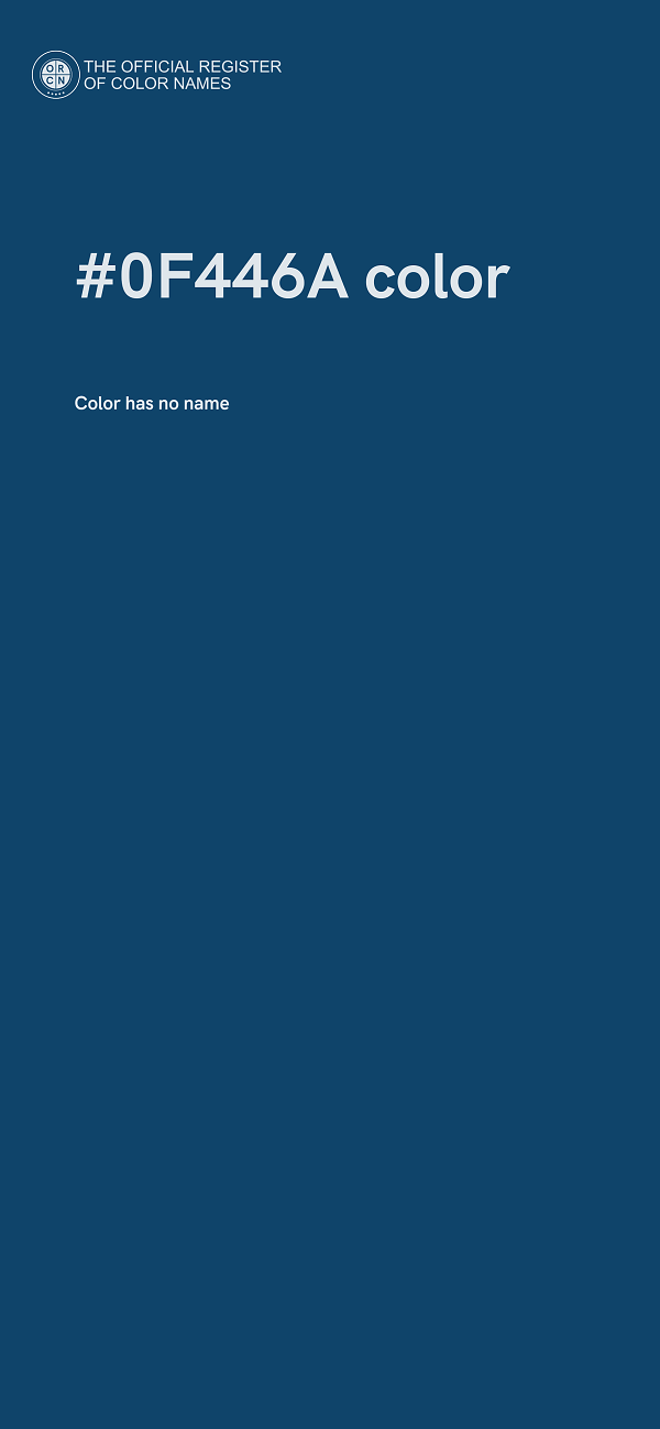 #0F446A color image