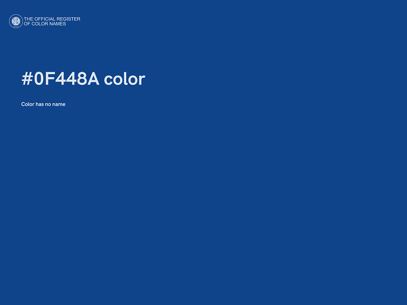 #0F448A color image