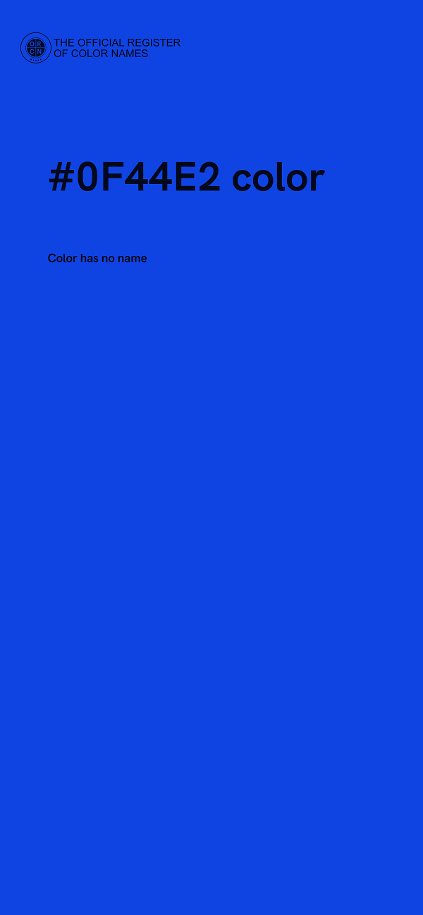 #0F44E2 color image